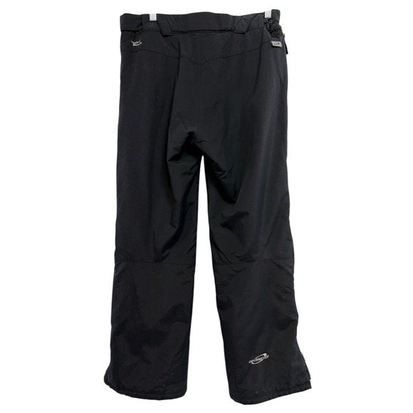 Obermeyer Black Ski Snowboard Pants Women Sz6  28x30 black adj Waist Insulated - Picture 4 of 5